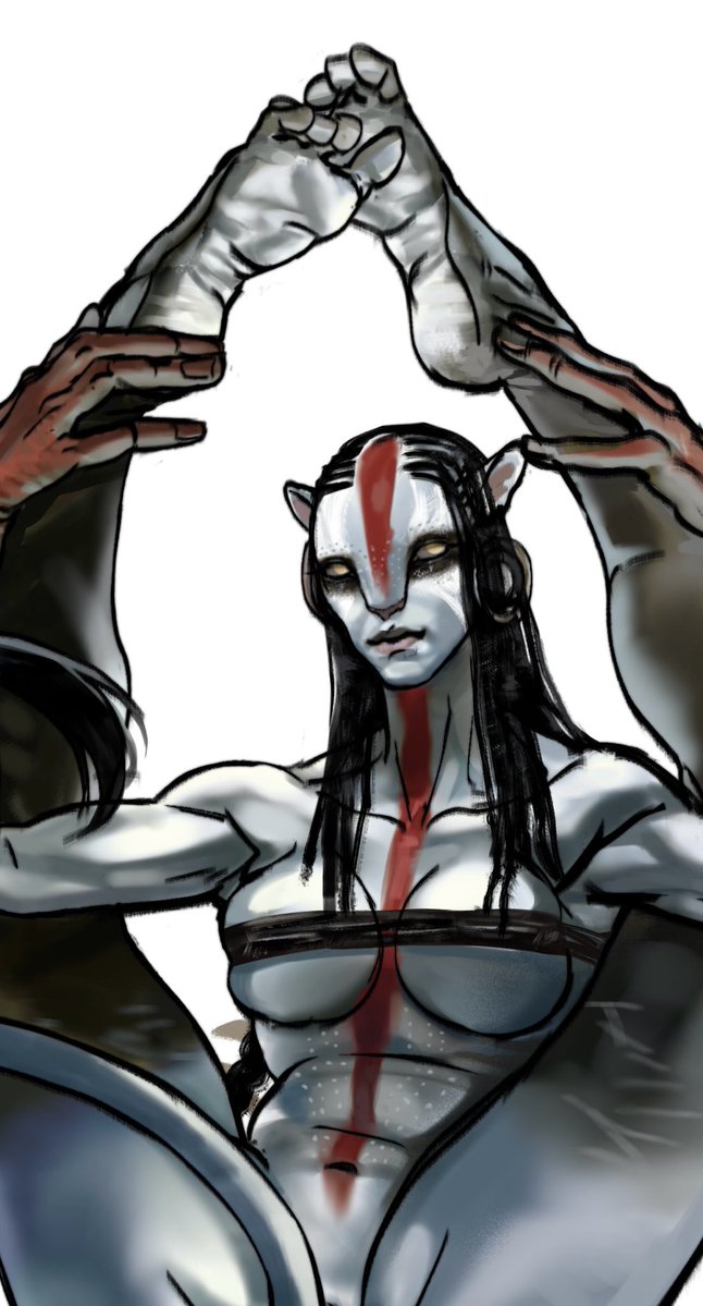 liam_nae2's tweet photo. Varang’s flexibility: 10/10 https://t.co/tu5CLbvfn5