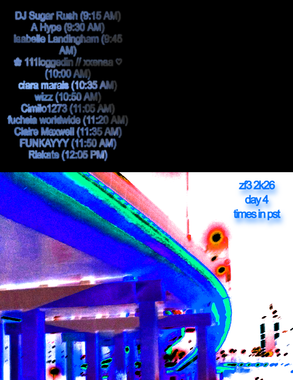 dddepartureee's tweet photo. ZEST FEST DAY 4 OF 5 SEPTEMBER 19TH

WE GOT A HYPE, RISKATE, QIQIU, BRIDGE OF SAND, HASHIRAT, AND A BUNCH OF OTHER @live___forever_ FOLK TOO https://t.co/vepvhtWUbC
