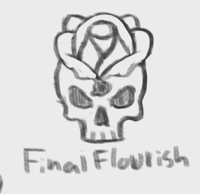 SolidiusJake's tweet photo. experimenting with some more logos. I really like the skull, but there aren't any humans in this project... https://t.co/wXUh1V4XlM
