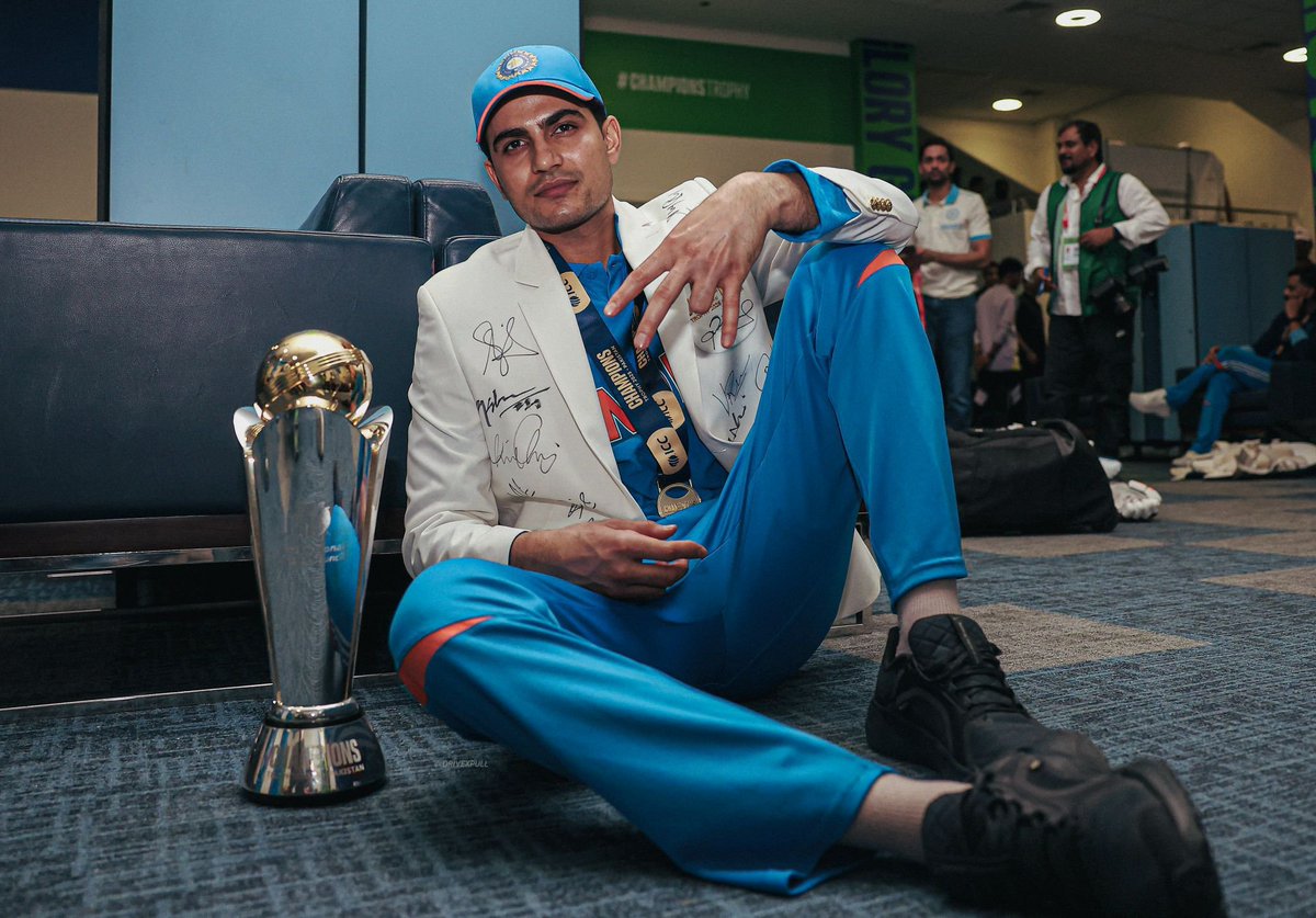 Manu_1845's tweet photo. - U19 World Cup winner 
- IPL winner 
- Champions Trophy winner 
- 3043 runs in Tests 
- 3379 runs ODIs 
- Double hundred in Test &amp; ODI 
- 21 Int'l hundreds

HBD CAPTAIN SHUBMAN, WISHES TO TEAM INDIA'S TEST &amp; ODI CAPTAIN SHUBMAN GILL, THE PRINCE OF WORLD CRICKET. https://t.co/1CImoQIFeF