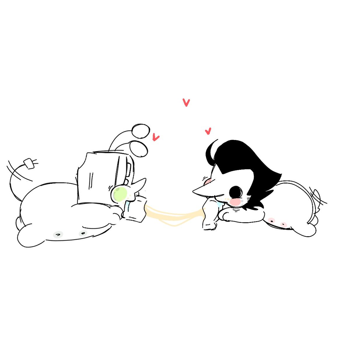 _S4ndBox's tweet photo. Two stupid eating cheese empanada

Static don't share your empanada With the With the rat☝️

#deltaruneㅤㅤㅤ #oc #selfship #spamtennaㅤ https://t.co/H6HsA5vyCh