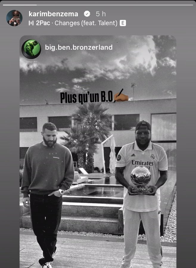 DanikRM_'s tweet photo. Lo que odia Karim Benzema a Kylian Mbappé se estudiará en los libros de historia. https://t.co/I4442ClAjT