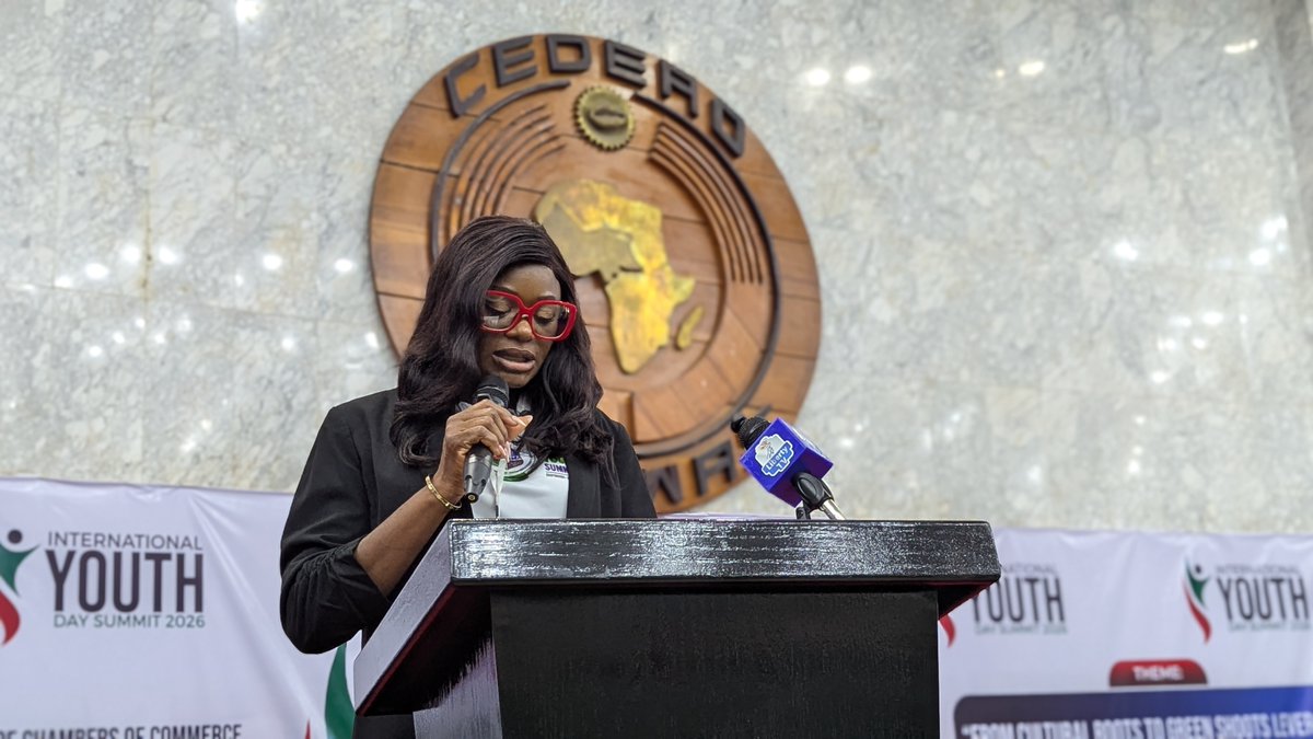 immanueljerne's tweet photo. Africa's greatness is within us.

The Day 2 of NEXUS 2026 at the ECOWAS Secretariat for the International Youth Day Summit 2026 organised by NACCIMA NYE was full of impact as leaders from all works of life and industries joined to discuss youth concerned matters more clinically. https://t.co/iuniHUl8c1