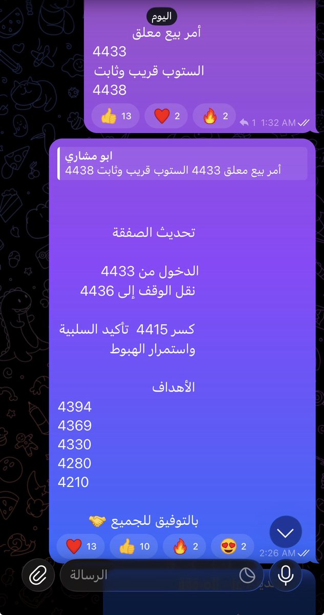abwmashariq8's tweet photo. #الذهب

🟢 دخولنا 4433 
وما زال قائمًا ✅

السعر وصل إلى 4381 
52 نقطة من نقطة الدخول 

التوصية بالصورة
والباقي على حركة الذهب 

بالتوفيق للجميع 🤝 https://t.co/5JrUzfDSHK