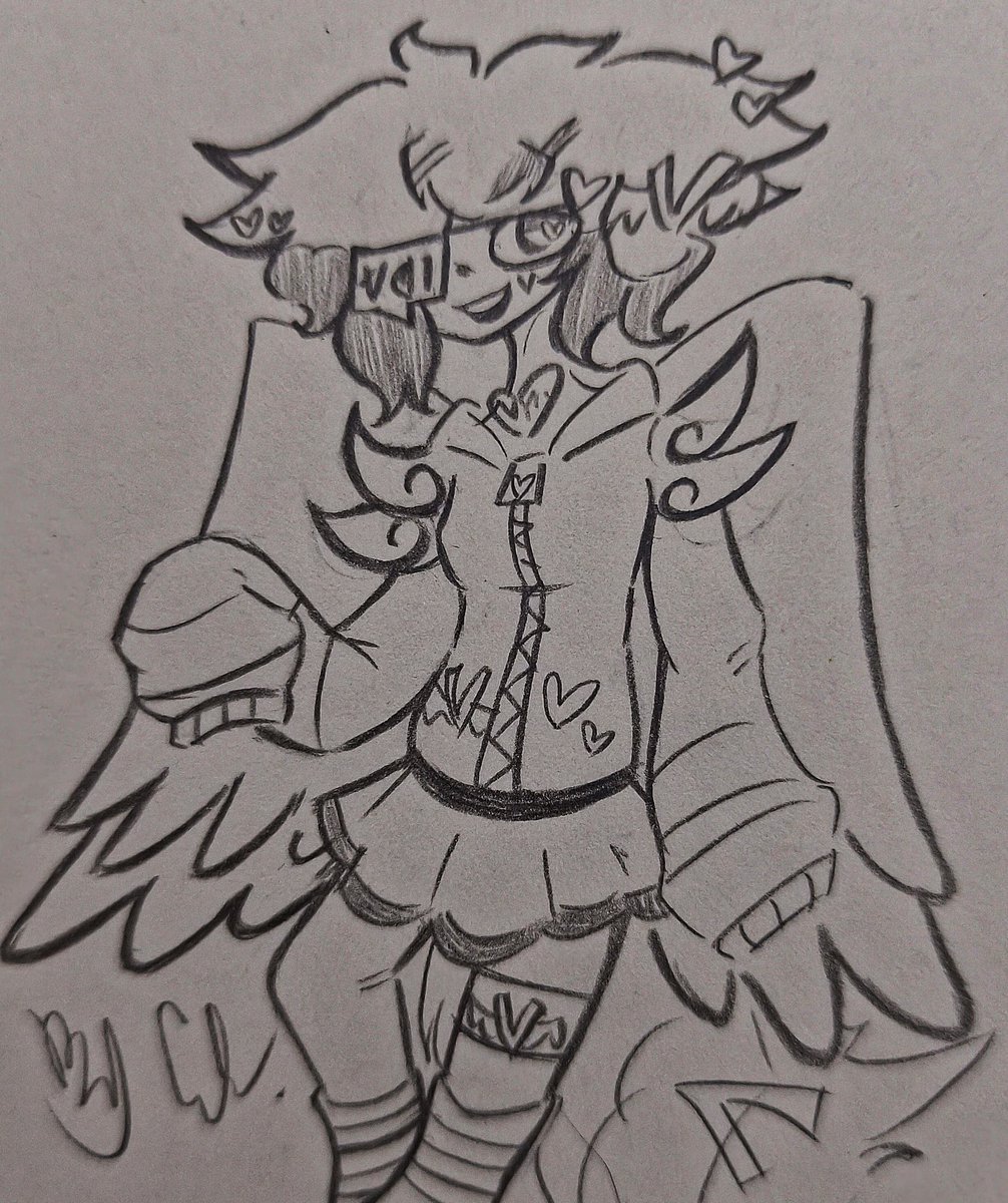 raloS_Solar's tweet photo. Character by @Val_TheletterV 

#artmoots #sketchart #traditionalart https://t.co/ENJfa2eYLv