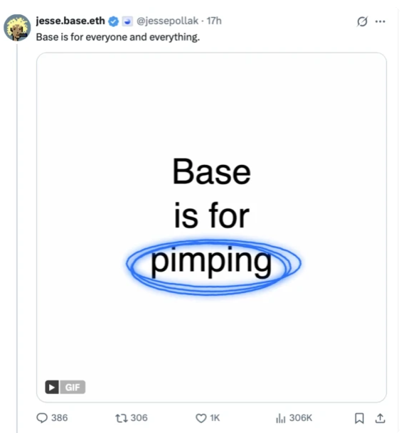 ImpossibleGD's tweet photo. @DefiIgnas Base is for everyone and everything https://t.co/J5pRD7vTr0