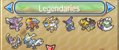 Sakuramanboobs's tweet photo. look at my legendaries i collected via randomizer on ultra sun guys! https://t.co/GZl5Wf73cO