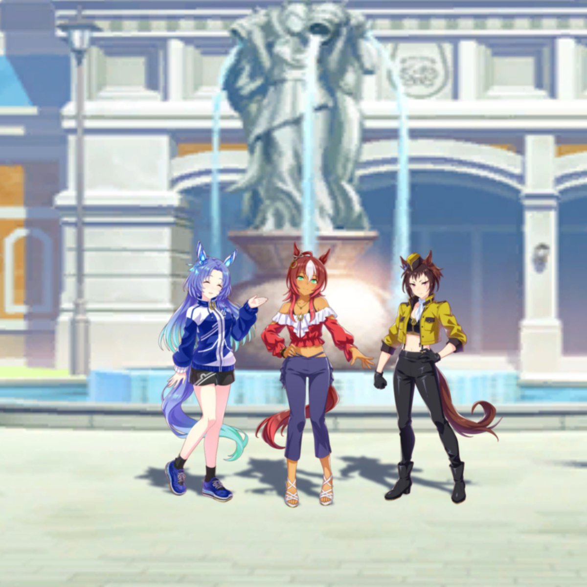 3GsofUmas's tweet photo. *poses for a photo by the fountain* https://t.co/Jlx486qhXX