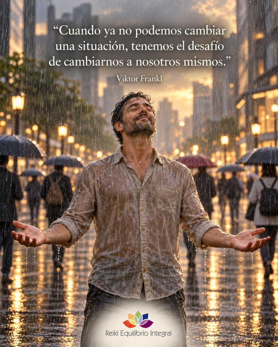 ReikiEquilibrio's tweet photo. No siempre podemos detener la lluvia, pero sí elegir cómo recibirla. ¿Qué actitud elegís hoy?
#abundancia #gratitud #reiki
#victorfrankl https://t.co/aFtIWacWF2