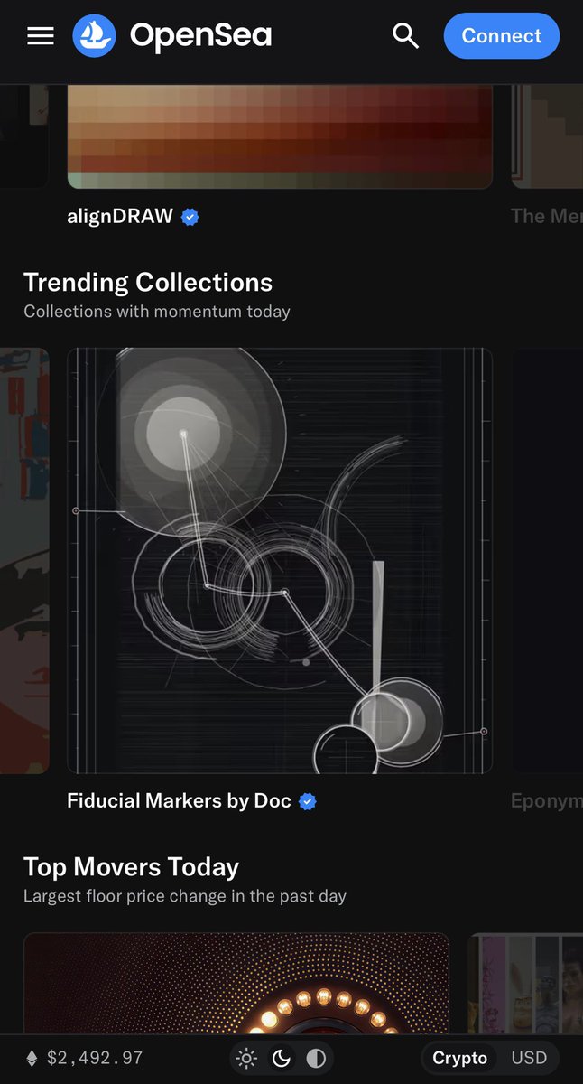 wetpotatobrain's tweet photo. Fiducial Markers trending on @opensea 👀 https://t.co/GBGD6TxueN
