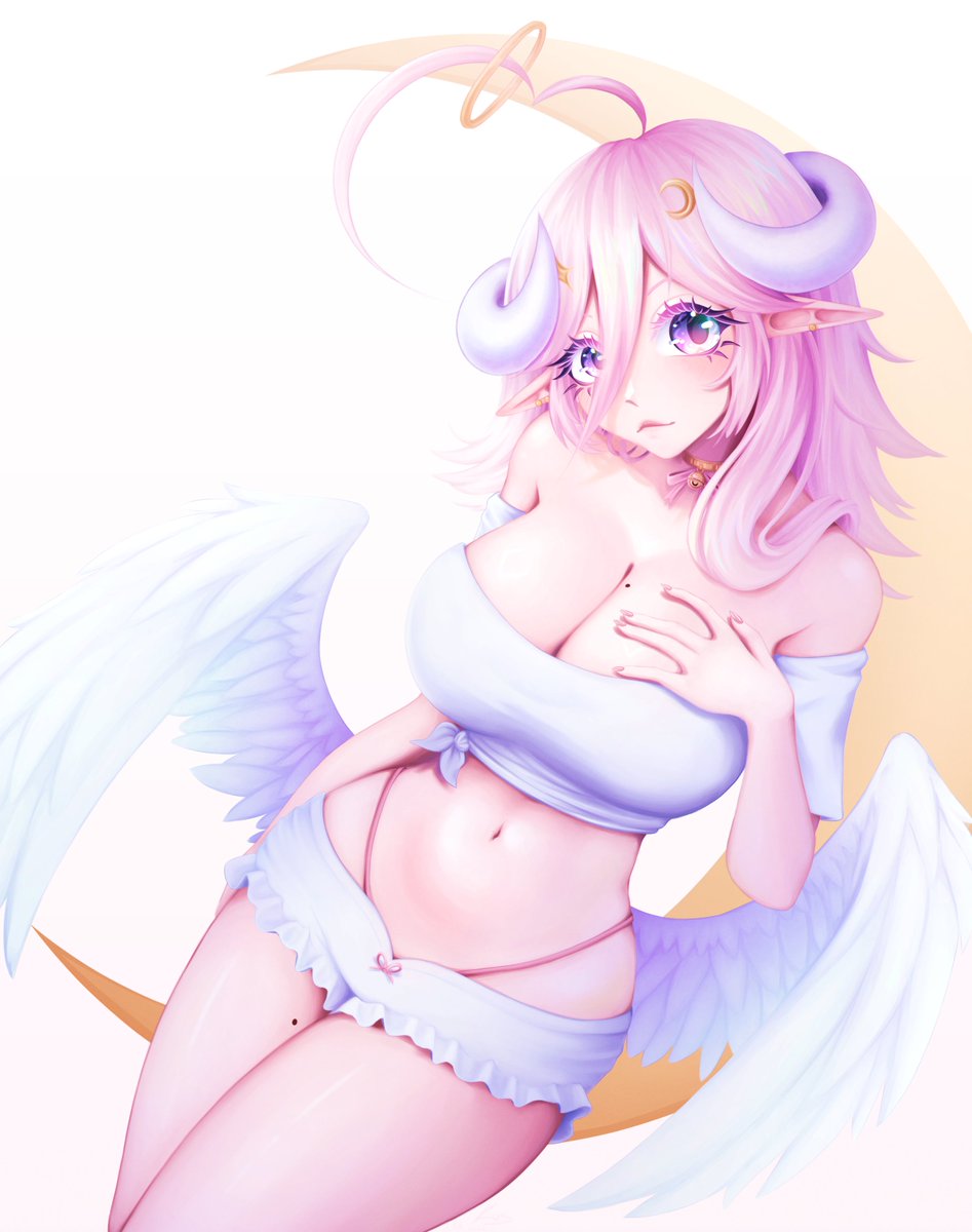 kuskussy's tweet photo. Fanart for @/Rosebell_ART 

#cutiebellart  🌸🩷 https://t.co/F8bc39xu39