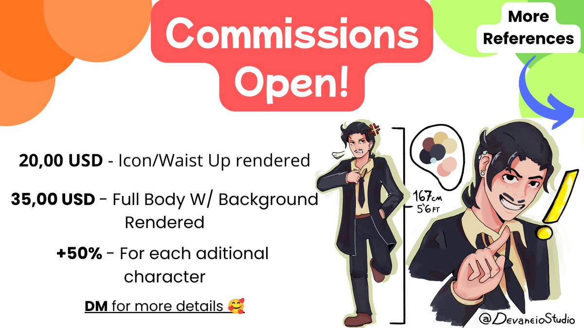 devaneiostudio's tweet photo. @forraison Hello hello!
I'll be dropping some of my recent works here in case you guys are interested! 😊 https://t.co/yChxNpzedz