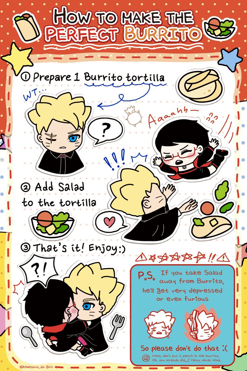 himesara_da's tweet photo. 🌯🥗
다들 배가 고플 것 같아서,
부리또 레시피를 가져왔습니다🫶

Bon Appétit 🍽️ https://t.co/xIZ1LQ6BqZ