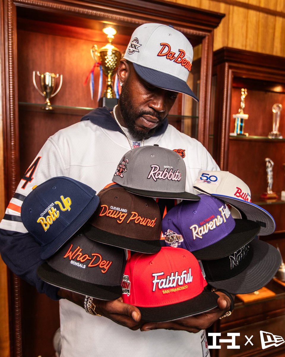 HatClub's tweet photo. Introducing Gibbs x Hat Club!

To kick off this season, @FreddieGibbs &amp; Hat Club have teamed up to bring you brand-new logos designed by Big Rabbit! Nine @NewEraCap 59FIFTY Styles with your team’s favorite saying. 

Let us know in the comments which team you're repping?! 🐰🏈 https://t.co/fDX3Uj7s2u