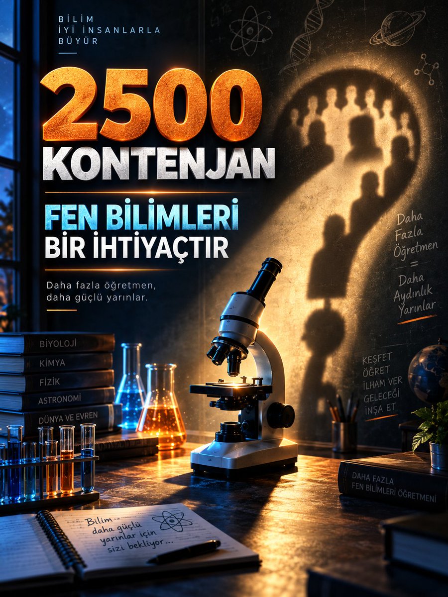 Fenci_sedathoca's tweet photo. Fen Bilimleri öğretmeni olarak tek isteğimiz, branşımızın gerçek ihtiyacının görülmesi. Yıllardır öğrencilerimize bilimi sevdirmeye çalışıyoruz. Şimdi biz de emeğimizin ve branşımızın karşılığını görmek istiyoruz. 🔬
#fenbilgisi2500kontenjan https://t.co/QTuX4Upaor
