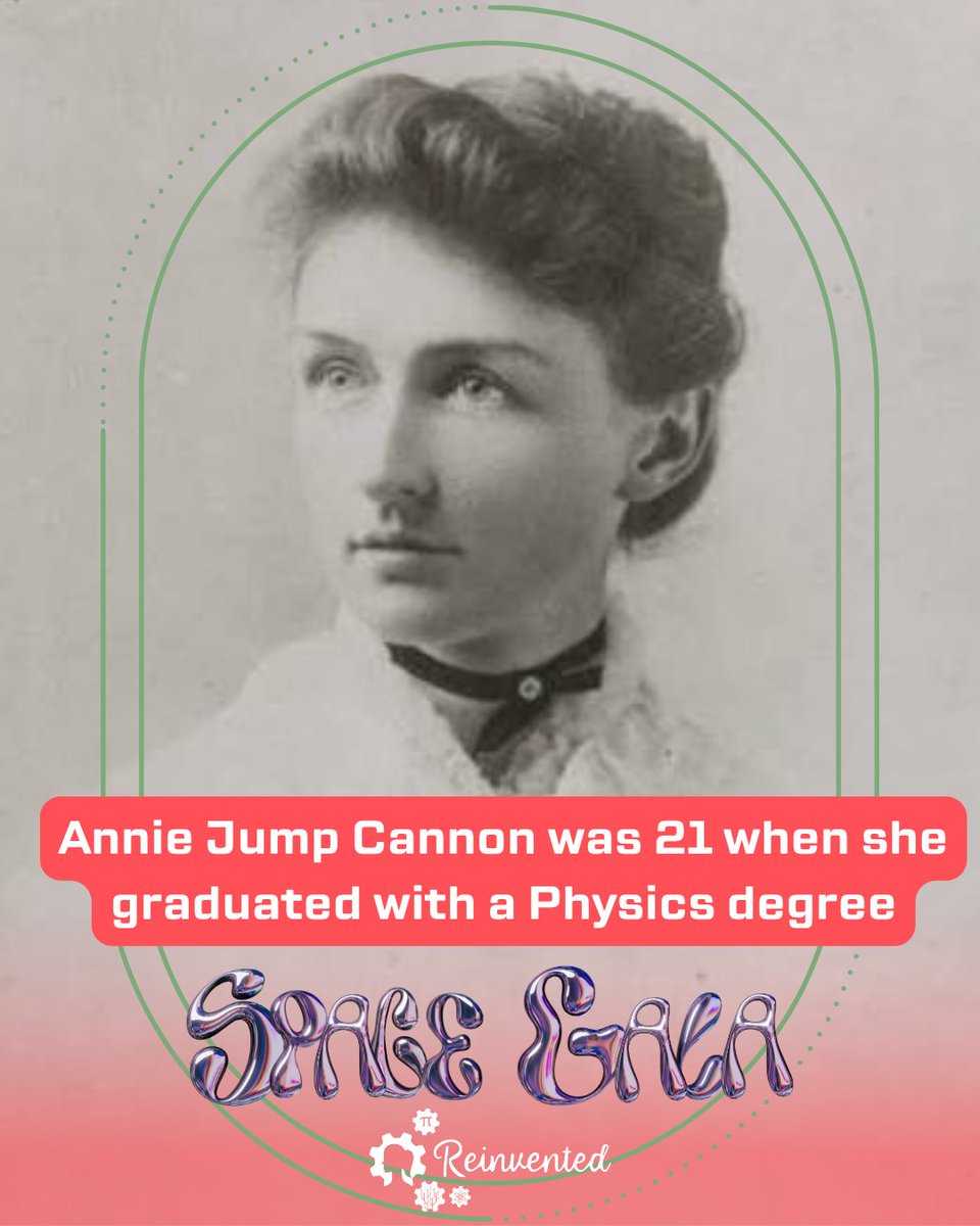 reinventedmag's tweet photo. Bringing in some #deafawareness. Did you know Annie Jump Cannon was hard of hearing? 

She was described as "ebullient" or overflowing with excitement throughout her career and life.

Annie created the Harvard Classification Scheme for stellar classification.

#STEAM #Spacegala https://t.co/V53hMBIf5P