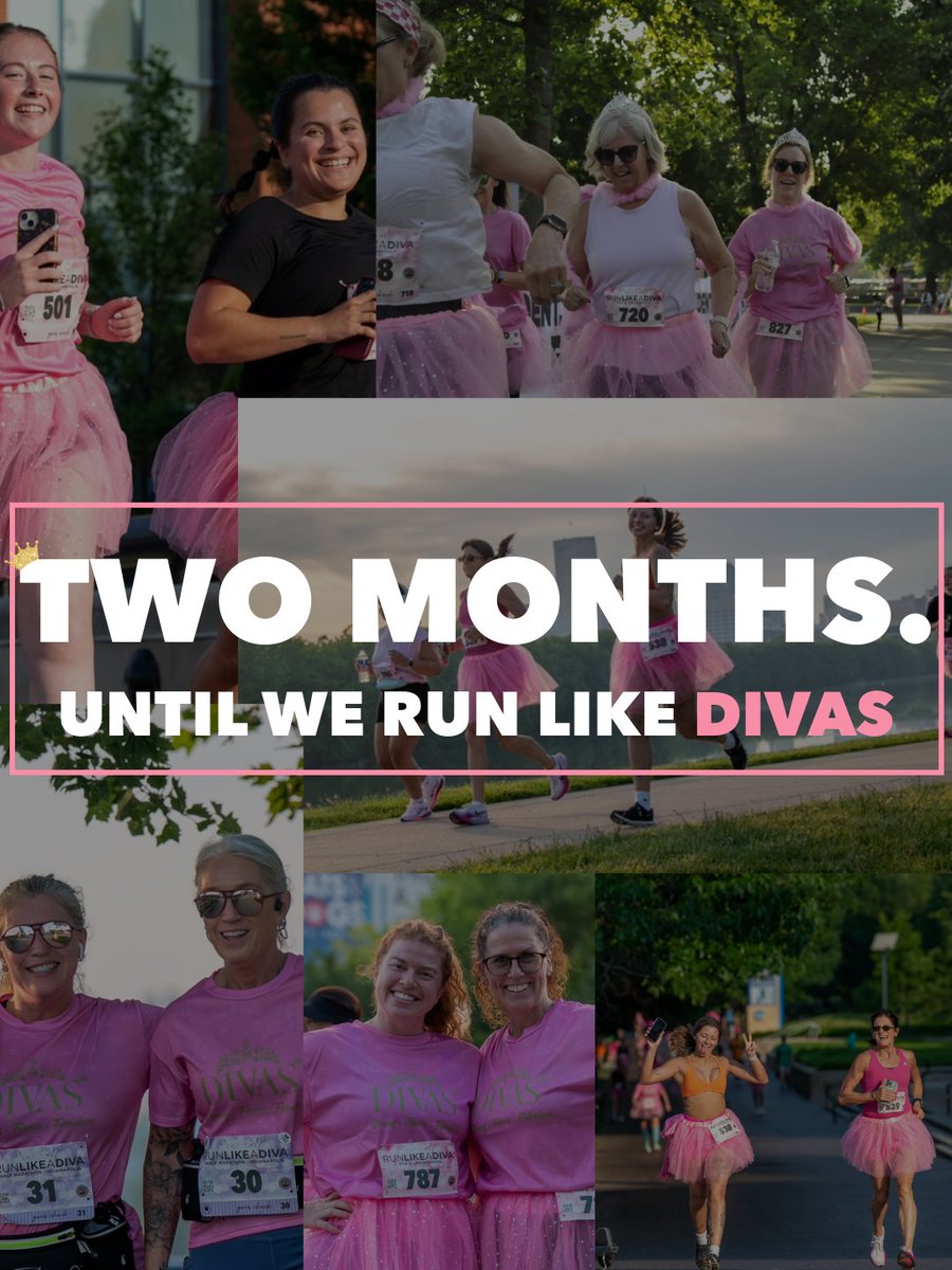 runlikeadiva's tweet photo. 👑 PEACHTREE CITY DIVAS! 👑 Just 2 months to go! Time to get those miles in, grab your running buddies, and plan those tutus. 🎀 Who's ready to Run Like a Diva? 👟💕 Register today at https://t.co/MyQqpi37k3 https://t.co/GIItLUcSPd