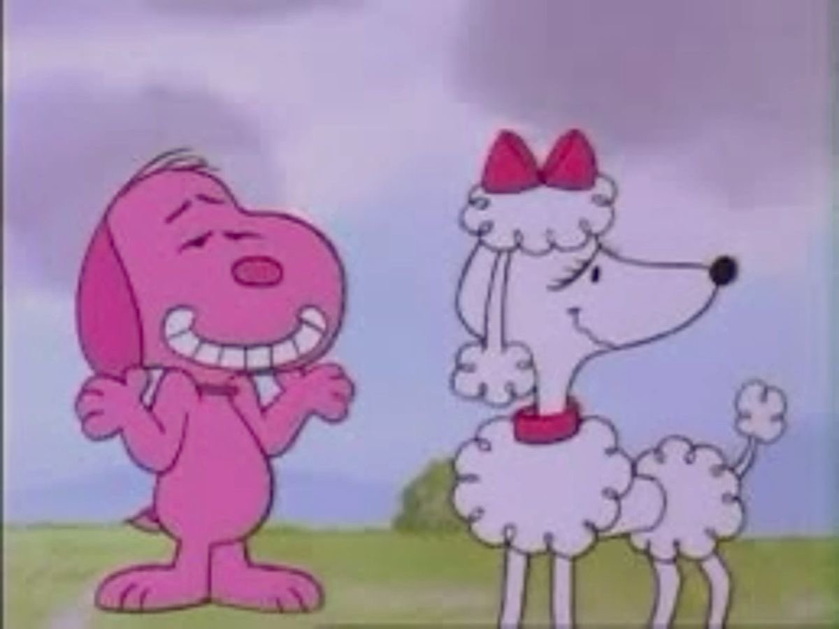 snoopy35b's tweet photo. Snoopy and fifi https://t.co/UfXJh664ug