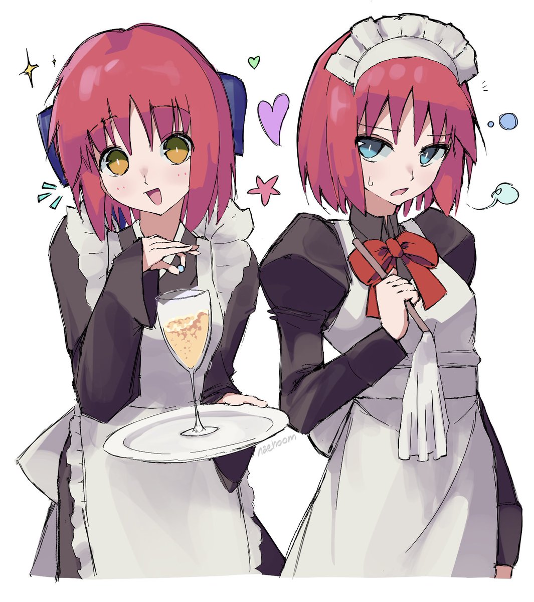naehoom's tweet photo. kohaku + hisui ⭐️ #tsukihime https://t.co/DVqcFJSzwp