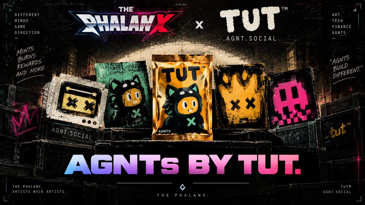0xPhalanX's tweet photo. Secured some spots for AGNTs by @Tuteth_.

Art, agents, burns, rewards and a lot more under the hood.
The Phalanx x @AGNTSOCIAL 

Details in Discord. https://t.co/ONWrTqoeYu