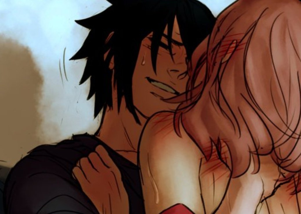 sasusakuholic's tweet photo. Forever in love with Sasuke smiling at Sakura like this https://t.co/COeZzV5qyj