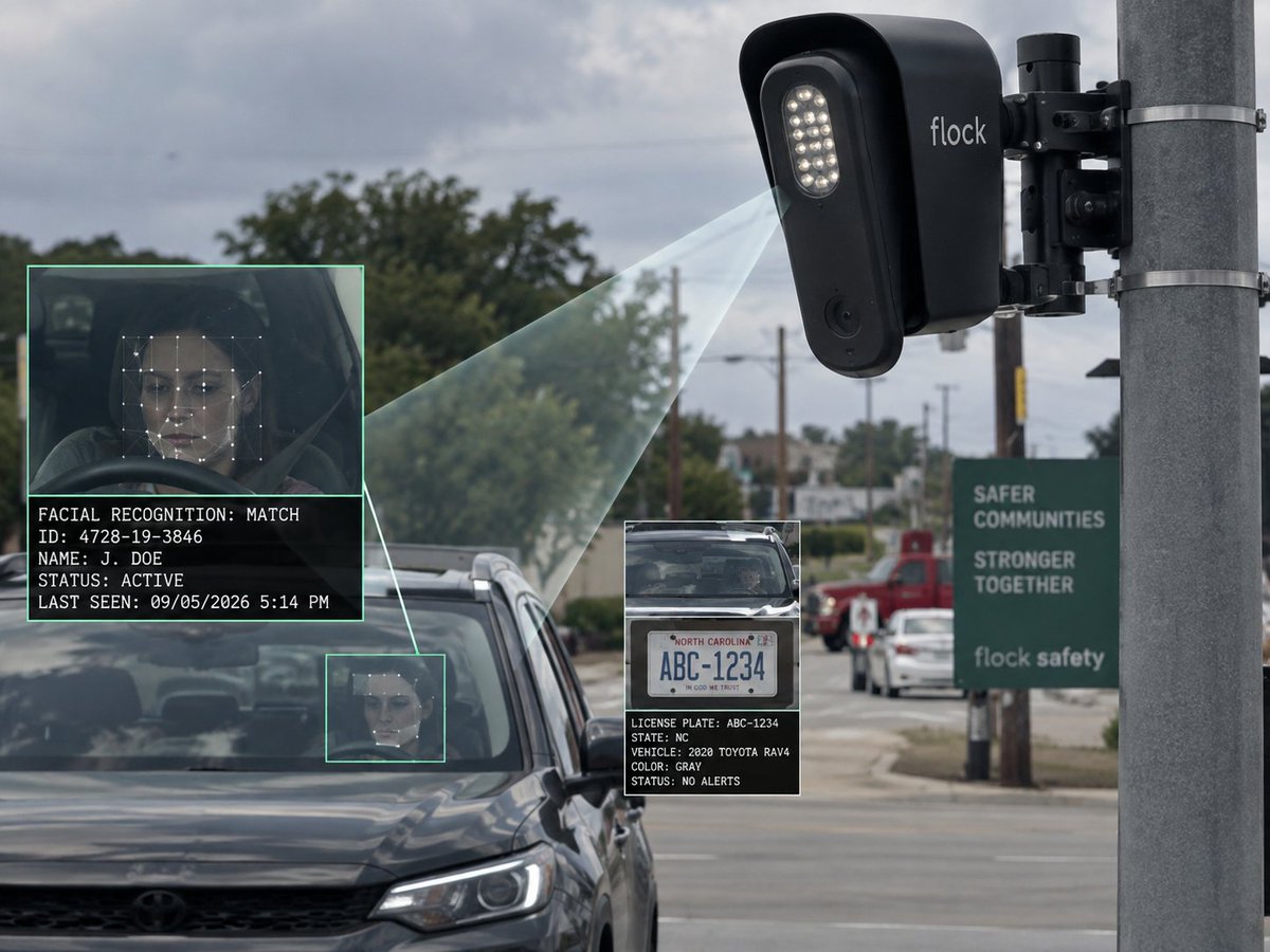VoicesUnheard's tweet photo. The surveillance state doesn’t just happen; it’s invited in by people who are too scared to be free.
If you support the normalization of Flock cameras, iris scans, and facial recognition, you are participating in the systematic destruction of privacy. It’s immoral, it’s unconstitutional, and it’s being funded by our own tax dollars.
Don’t ask for my trust if you’re actively volunteering to live under the boot of a technocratic control grid.