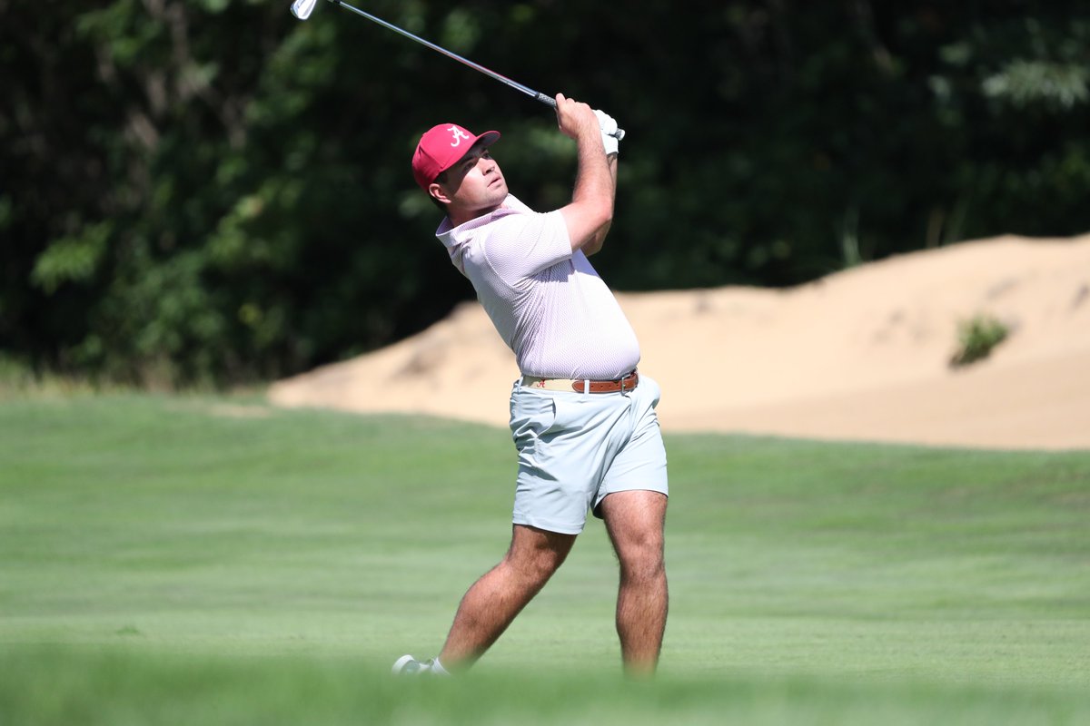 AlabamaMGolf's tweet photo. First round of the season is in the books! 

Alabama sits in fifth place after day one of the Folds of Honor Collegiate. The Crimson Tide will tee off for round two at 6:30 a.m. CT. 

#RollTide https://t.co/iYrAUTSRF2