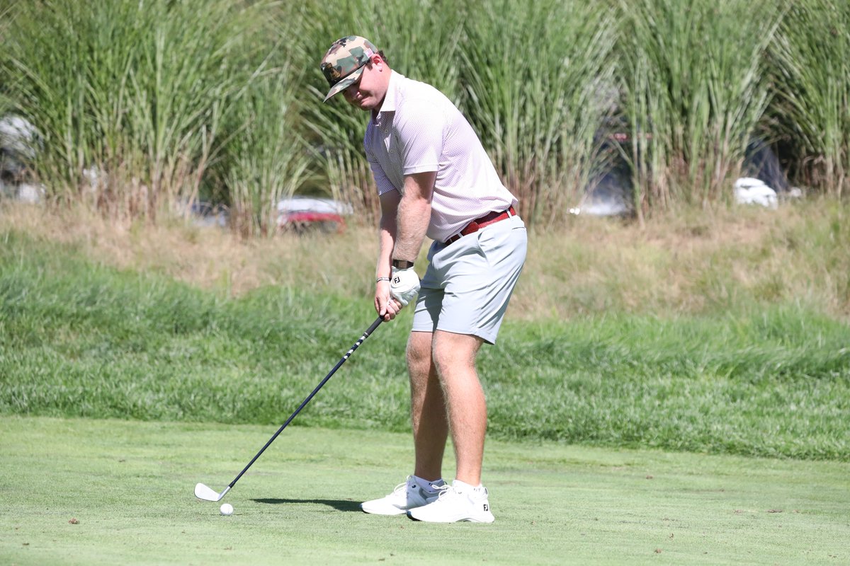 AlabamaMGolf's tweet photo. First round of the season is in the books! 

Alabama sits in fifth place after day one of the Folds of Honor Collegiate. The Crimson Tide will tee off for round two at 6:30 a.m. CT. 

#RollTide https://t.co/iYrAUTSRF2