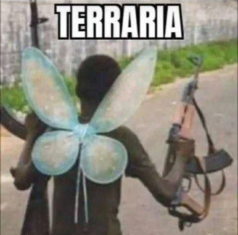 lambdariver's tweet photo. VAMOS A JUGAR DE VUELTA A TERRARIA https://t.co/S556a1dWzI
