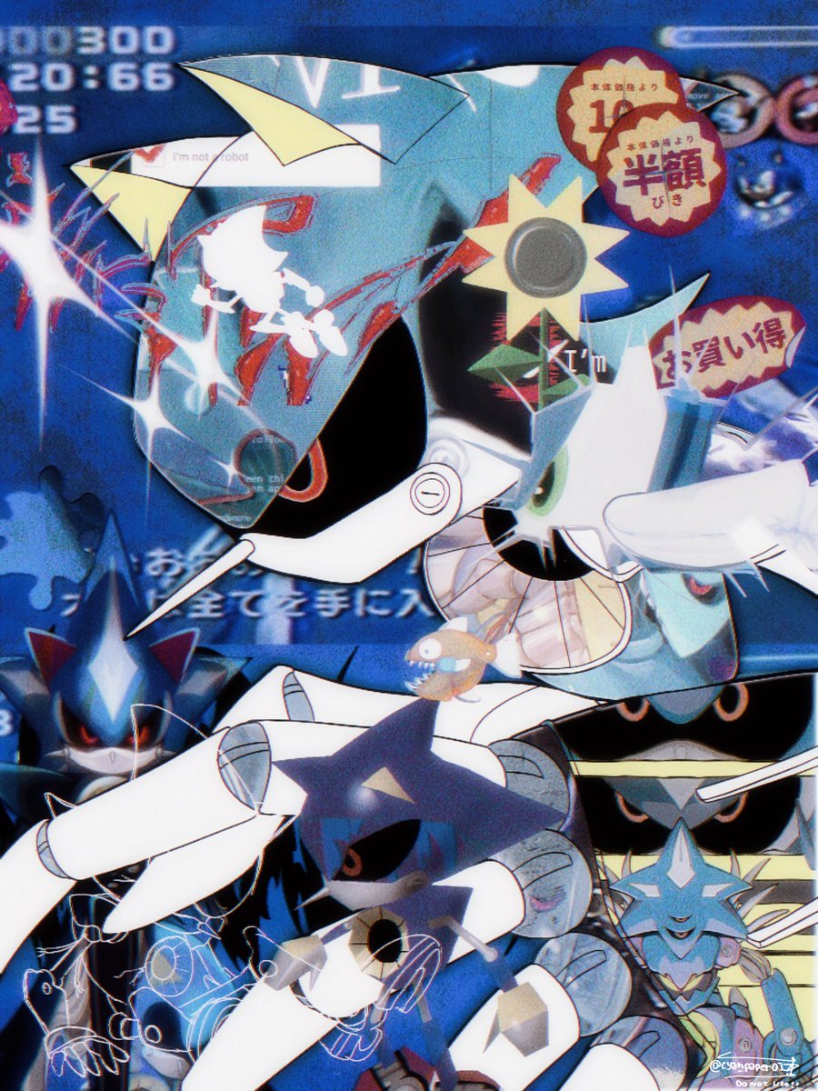 cyan_paper01's tweet photo. #MetalSonic 🖤re🖤 https://t.co/rTfw4D4uDn