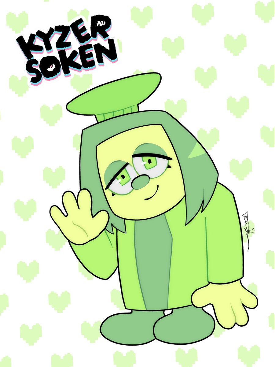 KyzerSoken's tweet photo. It’s now time for the fourth flower in the group: Green! Honestly I loved this goober when playing chapter 5.

#Deltarune #deltarunechapter5 #deltarunefanart #green #fanart 

Next up are my favorite flowers so stick around for that! https://t.co/Z0tJHdJXtM
