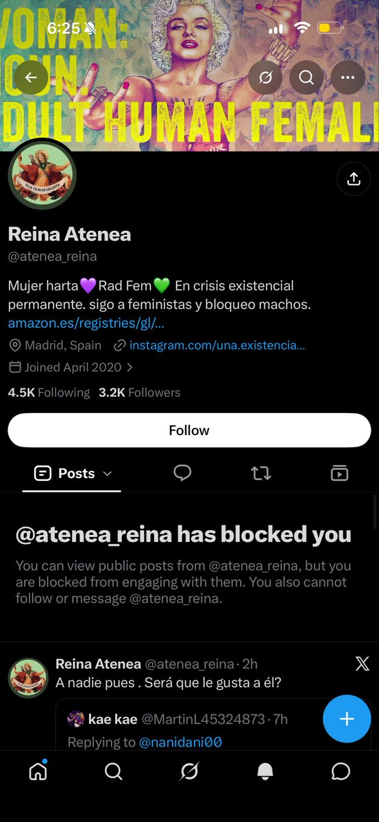 Jorgehm_5's tweet photo. Esta pendeja jajajaja se ofende porque le digo la realidad del uso que les dan a las app de citas 😂, en un mundo ideal entonces tampoco deberían existir los policías ni las cárceles porque hay leyes, todavía me bloquea la estúpida para que no responda @atenea_reina https://t.co/bB07dTiQsV
