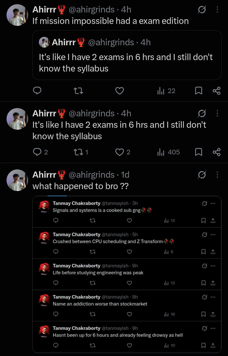 tanmayish's tweet photo. A day ago @ahirgrinds was asking what happened to me and now he feels the same🥀🥀 https://t.co/tbtTJSwi7Q