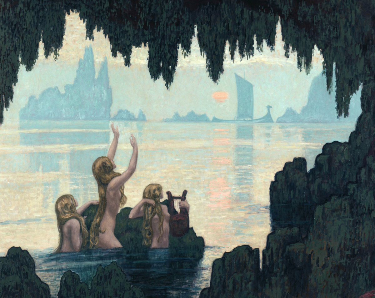 unconquered_sol's tweet photo. Chants sur l'eau
— Jean-Francis Auburtin (1912) https://t.co/1TvVlj0g20