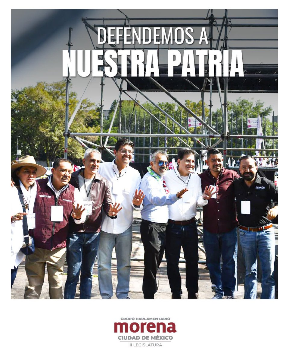 juanrubiog's tweet photo. "La patria no se vende, se ama y se defiende". En @PartidoMorenaMx caminaremos siempre junto al pueblo para defender la soberanía, los intereses de la nación y el futuro de México. 

#PorLaDefensaDeLaSoberanía
#SigamosHaciendoHistoria
@GPMorenaCdMex
@MorenaCiudadMex https://t.co/McTGRnjMhB