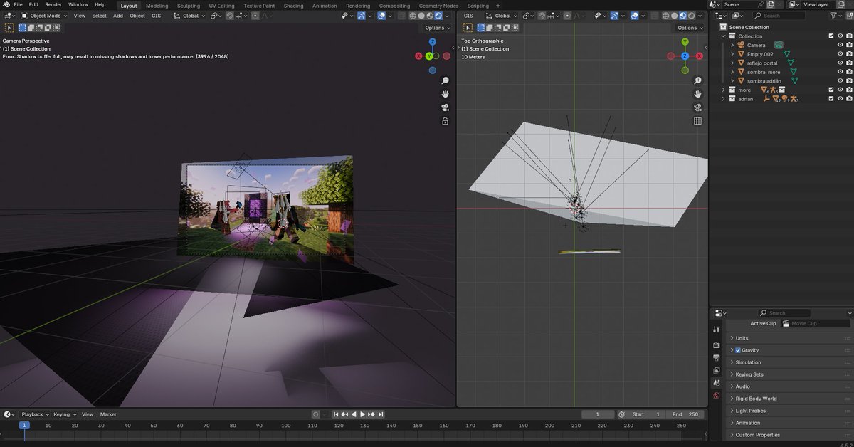 Domorepa's tweet photo. He estado estos días jugando con un amigo al minecraft y me ha dado por hacer estos renders en blender según avanza el juego https://t.co/oMLcEhALxE
