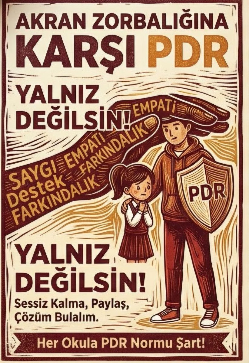 eliif_aydogdu's tweet photo. Güvenli okul ortamı güçlü rehberlik hizmetleri ve psikolojik olarak desteklenen öğrenciler çağdaş eğitimin temel unsurlarıdır Öğrencilerimizin ihtiyaçları daha fazla bekletilmeden PDR norm düzenlemesi yayımlanmalıdır
@Yusuf__Tekin @cftcblnt 
#PDRNormuŞimdi https://t.co/QDbDEnUwsS