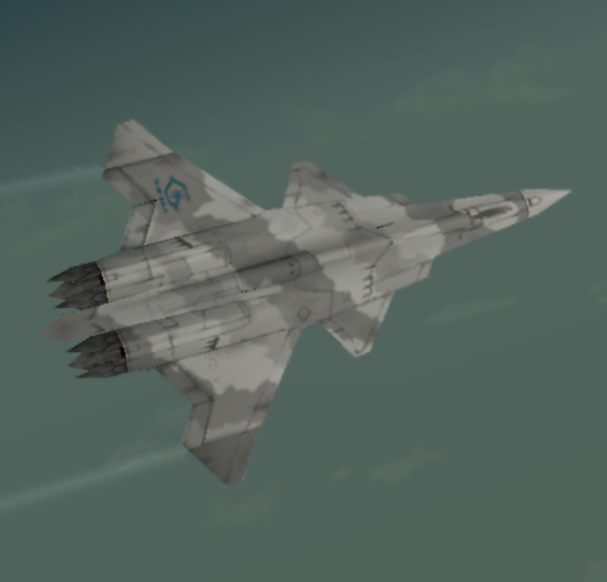 StealthTallyFox's tweet photo. @CourierWD40 @milkalade Also no, the FA-36 is actually a legacy design, originally featured in Ace Combat 3 as XFA-36 Game, a fictional design based off the McDonnell Douglas X-36 tailless fighter agility research aircraft. There's some things that changes from then to now, but it's the same aircraft. https://t.co/cFAoT86Ln8