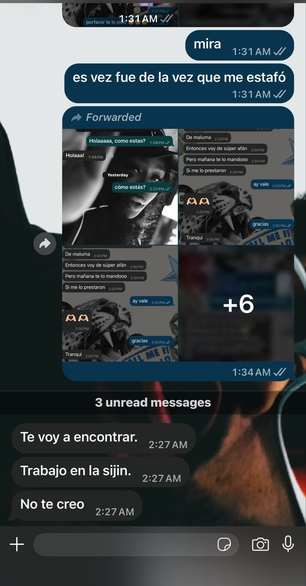 sarscovv's tweet photo. Además de usar mi nombre y mis fotos, está utilizando fotos de mi cédula que le envié cuando me estafó, para generar confianza en las personas que está intentando estafar ahora.

Por esto estoy recibiendo amenazas y esta situación ya está afectando seriamente mi salud mental. https://t.co/ljmLAQK6b3