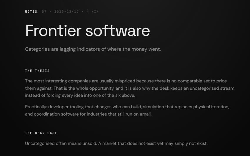 VC18zFDN's tweet photo. Artificial Intelligence

Training got the headlines. Inference gets the P&L.

Frontier models are converging. As capability commoditises, value shifts to compute, workflow ownership, and trust.

The risk is the middle: API wrappers with no proprietary data, switching costs, or durable edge.

We watch where the margin moves next.

$Vc18z