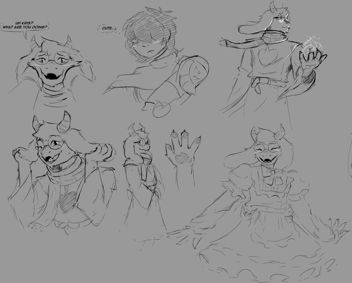Saturdaybrew's tweet photo. Ralsei doodles!
He is actually very fun to draw
#deltaruneㅤㅤㅤ https://t.co/UwNbDihxSv