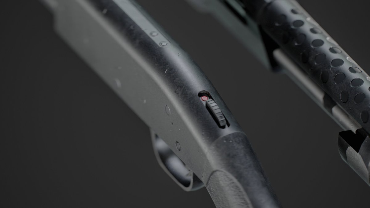 JP3D_'s tweet photo. Mossberg 500 combat version, goal was under 10k tris. Achieved 5k tris. Take a look at the texturing. Wireframe included 🕸️
#RobloxDev #GameArt #HardSurface https://t.co/2nNppSZWVX