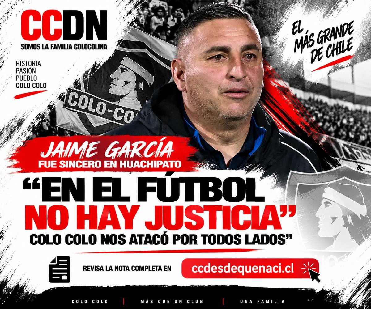 ccdnoficial's tweet photo. 🔥 JAIME GARCÍA FUE SINCERO TRAS EL EMPATE ANTE EL CACIQUE ⚪⚫

📰 Lee la nota completa en CCDN:
https://t.co/5QKkPV4pAX https://t.co/4xGZGW7Mxb