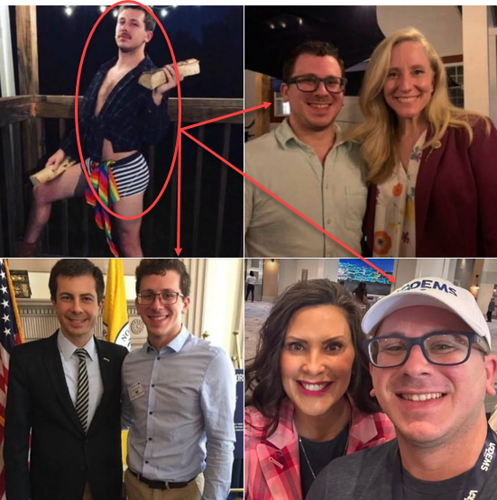 SaltyGoat17's tweet photo. Meet Randon Alexander Sprinkle...

He's a Democrat that served as the finance chair for the Democratic Party of Virginia

Oh and he was also just sentenced on September 3 to 10 YEARS in federal prison for distributing child sexual abuse material and trying to hook up with a 9-year-old boy

And would you take a look at the company he keeps!!
