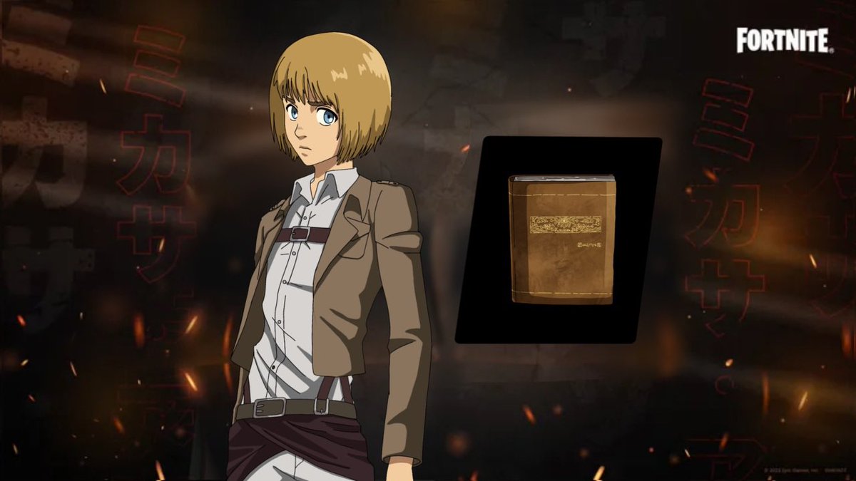 melokirstein's tweet photo. Day 461 of asking for an Attack on Titan Wave 2 (Including Armin & Jean!) ⚔️🪽
#ArminforFortnite #JeanforFortnite
#AoTWave2 #Aot4Fortnite
@AttackOnTitanEN @Fortnite @EpicGames @KODANSHA_EN @TimSweeneyEpic https://t.co/jdnaTiM6wx