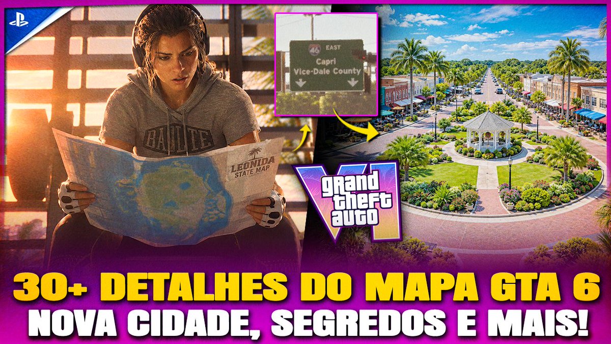 Noberto_Gamer's tweet photo. ⚠️VÍDEO NOVOO COM MUITA INFORMAÇÃO ABSURDAAA!

🚨URGENTE, NOVA CIDADE GTA 6 Encontrada! 30+ DETALHES ABSURDOS do MAPA OFICIAL REVELADOS e Mais! 🔥🔥🔥🤯🤯

CORRE PRA VER TUDOOO: https://t.co/9OAcy07MNf

#GTA6 #GTA6Map #GTA6Gameplay #RockstarGames https://t.co/VjW221puSQ