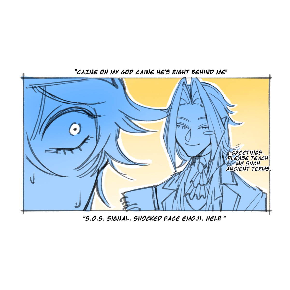 heartsakame's tweet photo. Strange language....

#twst #idia #twstoc https://t.co/bTZPlHMBHY