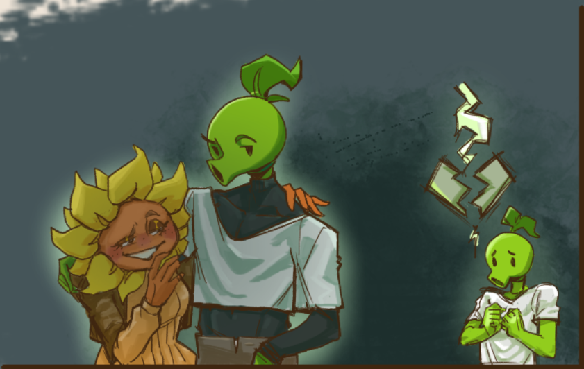 Abandonhumanit1's tweet photo. After finishing this short comic, I know what I need to work on next. I really need to start practicing coloring seriously, especially backgrounds.
#pvz https://t.co/cmU0WQ1M92