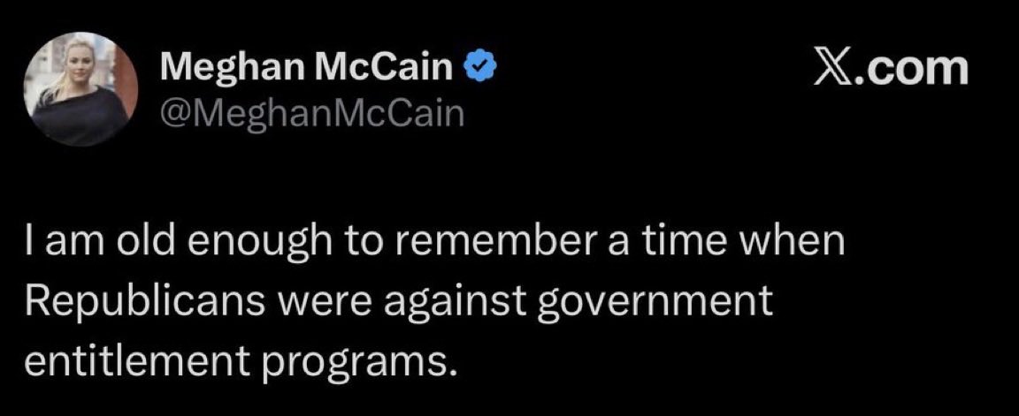 RedEaglePatriot's tweet photo. I am old enough to remember a time when “Republicans” like Meghan couldn’t swallow their pride so they worked overtime to elect Biden in 2020 and give us four years of hell.

It’s a big tent, but you don’t get to go from refusing to vote for Trump three times to driving the bus. https://t.co/KHe17bdCDX
