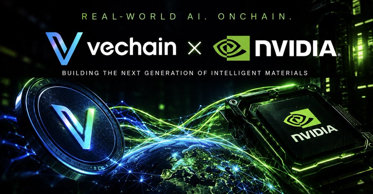 ValuableTX's tweet photo. Everyone is chasing AI narratives.

#VeChain is quietly plugging into the infrastructure behind them. 👀

NVIDIA + NUS + University of Toronto + AI + robotics + real-world materials data + blockchain-enabled algorithms.

$VET is playing a different game. https://t.co/RrUgg79Vi5